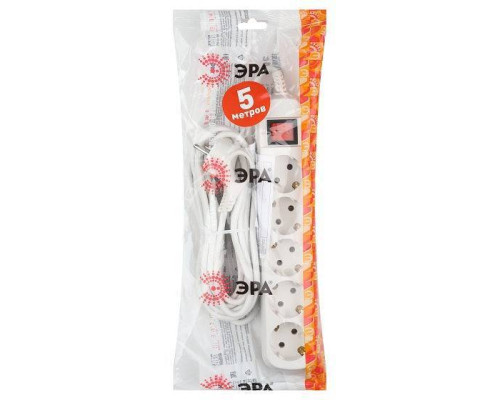 Удлинитель с выключателем Эра UX-5es Б0035758