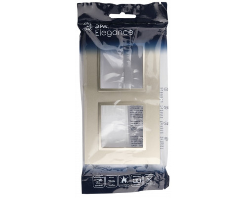 Рамка на 2 поста Эра Эра Elegance 14-5012-04