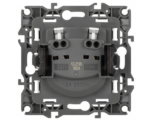 Розетка без заземления, без рамки Эра Эра 12 12-2105-01М