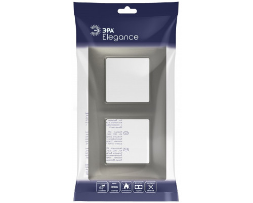 Рамка на 2 поста Эра Эра Elegance 14-5002-16