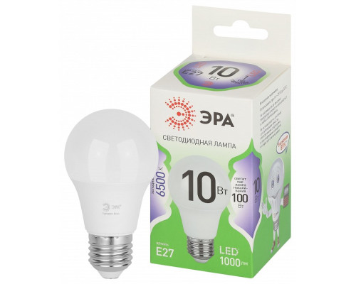Лампа светодиодная Эра Green Line LED A60-10W-865-E27 GL