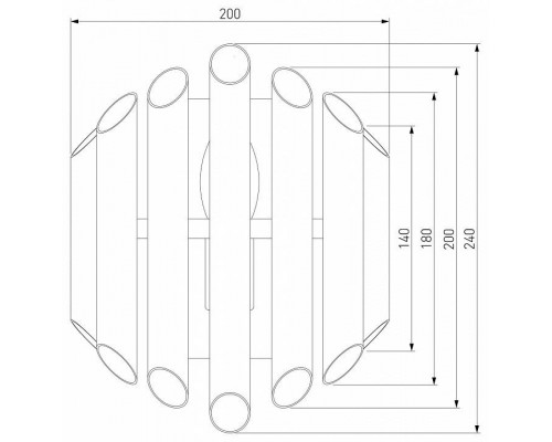 Накладной светильник Bogate's Castellie 361/1