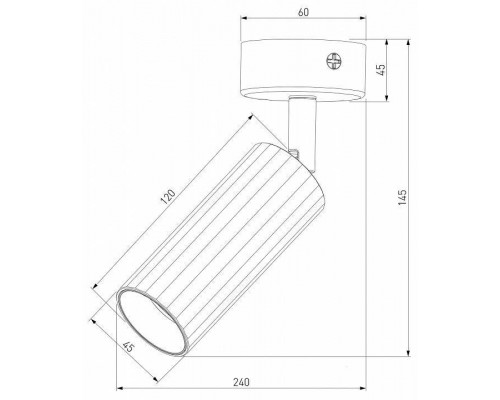 Бра Eurosvet Arris 20098/1 LED черный