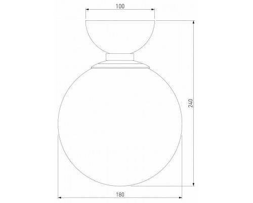 Накладной светильник Eurosvet Bubble a062583