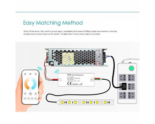 Контроллер-диммер и регулятор ЦТ Wi-Fi для смартфонов и планшетов Favourite  2001-CTR-003