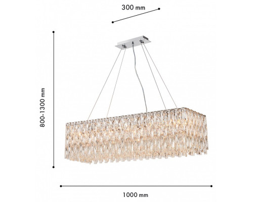 Подвесная люстра Favourite Robby 4722-10P