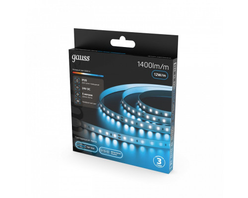 Лента светодиодная Gauss  23637052010