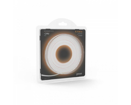 Лента светодиодная Gauss Black 14 Вт/м 24 В IP20 4000 К 5 м 312000165