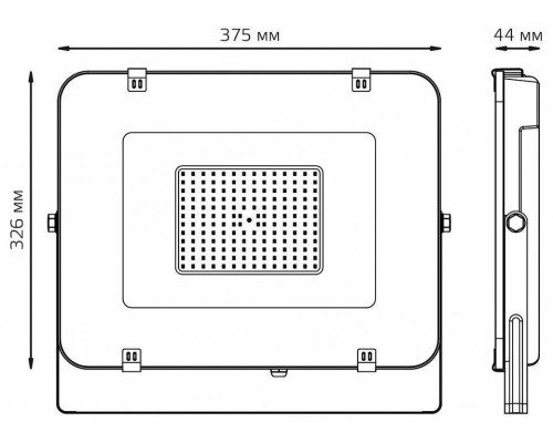 Светильник настенно-потолочный Gauss Elementary 691511150