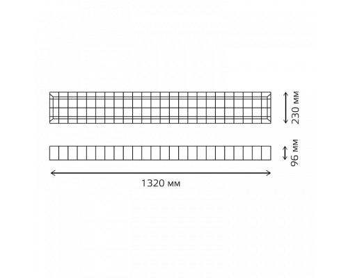 Решетка защитная для светильников Gauss  903265601