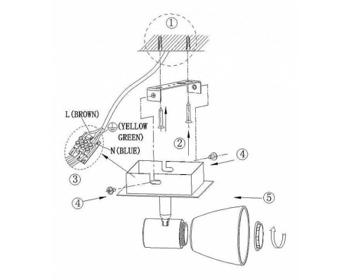 Бра Globo Parry 54530-1