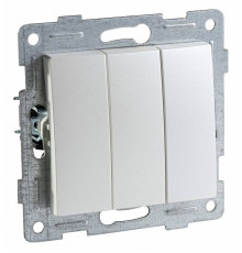 Выключатель трехклавишный без рамки Gusi Electric UGRA С11В3-028