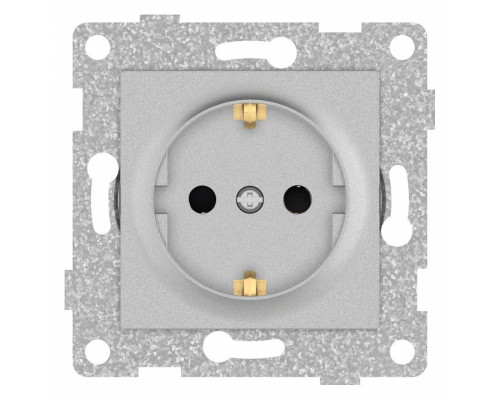 Розетка с заземлением и со шторкой, без рамки Gusi Electric UGRA С11Р4-004