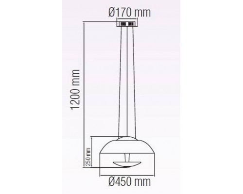 Подвесной светильник Horoz Electric Vista HRZ00002218