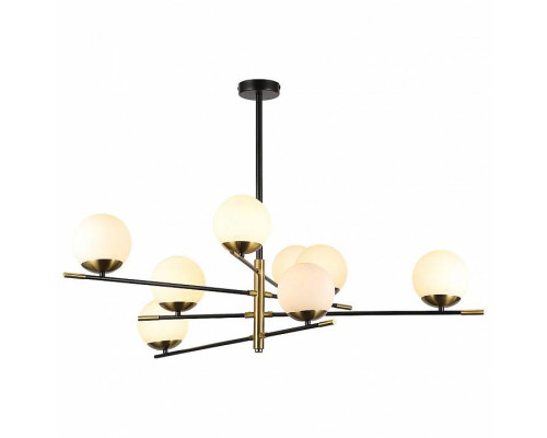 Люстра на штанге ILLUMICO 8 ламп IL0063-8P-79 BK COP