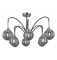 Люстра на штанге ILLUMICO  IL0433-8PSQ-79 BK AB