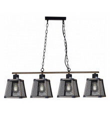 Потолочная люстра ILLUMICO WOOD IL1006-4LL-05 BK WOOD