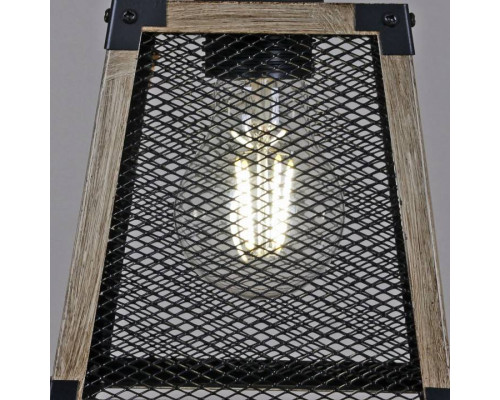 Потолочная люстра ILLUMICO WOOD IL1006-4LL-05 BK WOOD