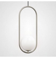 Подвесной светильник Imperiumloft Matthew Mccormick Hoop Silver Mila Pendant HOOP-B01