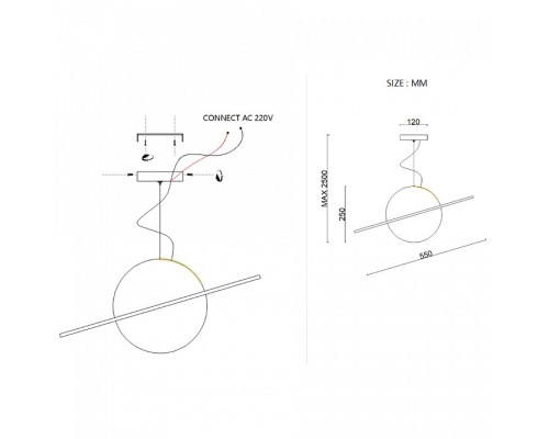 Подвесной светильник Imperiumloft PARMA parma01