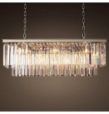 Подвесная люстра Imperiumloft RH 1920S ODEON CLEAR GLASS FRINGE 40,1536