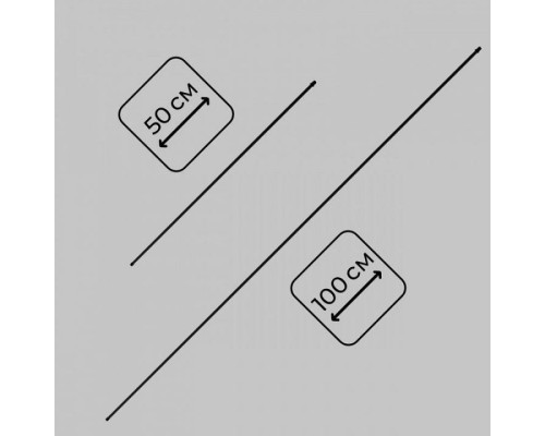 Штанга Imex Thin & Smart IL.0060.3000-1000-BK