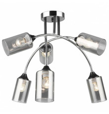 Люстра на штанге Imex MD.2195 MD.2195-6-S-BK+CH