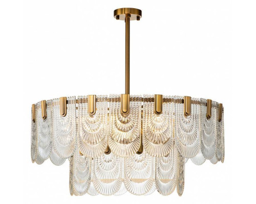 Люстра на штанге Indigo Salice 12022/B/9R Brass