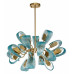 Люстра на штанге Indigo Fless 11033/18R Blue