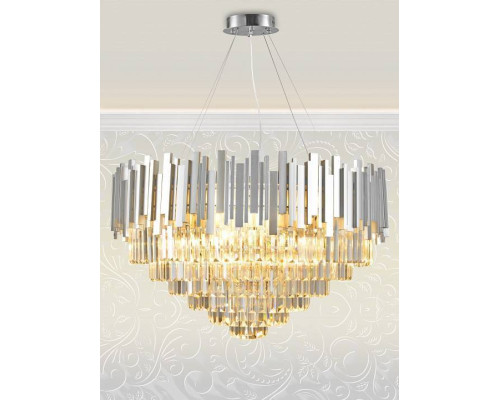 Подвесной светильник Natali Kovaltseva VERTIGO 81440/12C SILVER