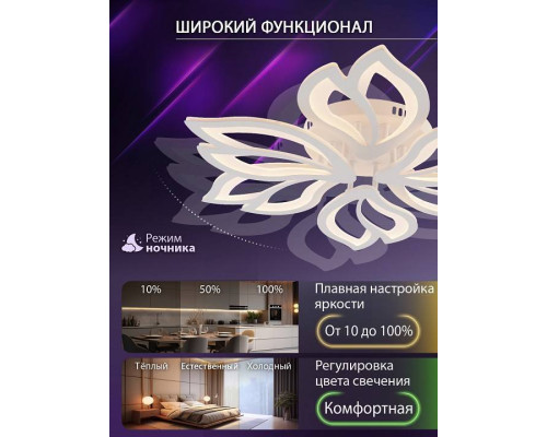 Потолочная люстра Natali Kovaltseva FORTUNA LED LAMPS 81107/6C