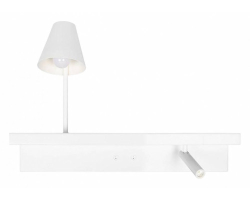 Бра с полкой Loft It Shelf 10216/2W White