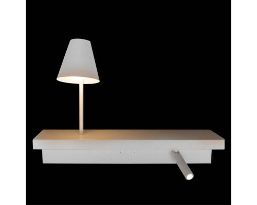 Бра с полкой Loft It Shelf 10216/2W White