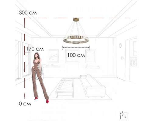Подвесной светильник Loft it Manhattan 10415/1000
