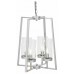 Подвесная люстра LUMINA DECO Fedi LDP 1247-4 CHR