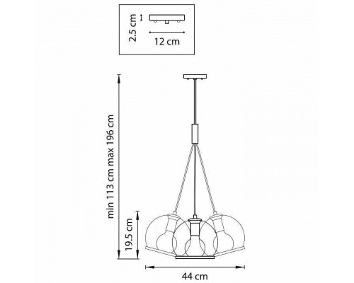 Подвесной светильник Lightstar Sferico 729031