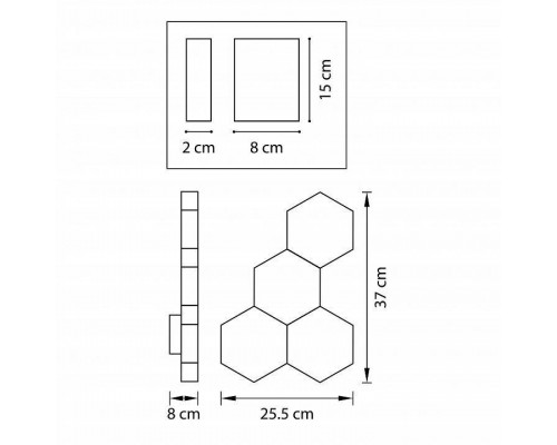 Накладной светильник Lightstar Favo LED 750642