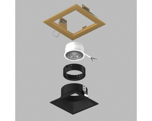 Встраиваемый светильник Lightstar Domino D51307BMOD