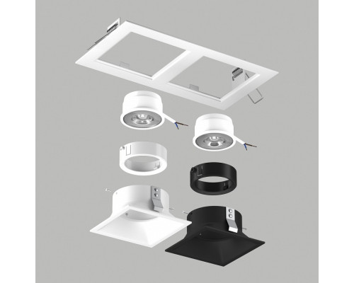 Встраиваемый светильник Lightstar Domino D5260607WBMOD