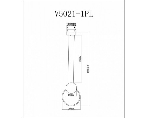 Подвесной светильник Moderli Store V5021-1PL