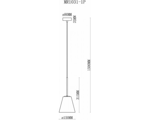 Подвесной светильник MyFar Stiven MR1031-1P