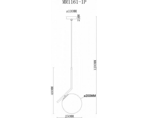 Подвесной светильник MyFar Pierre MR1161-1P