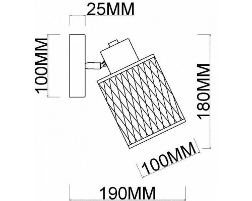 Спот MyFar Cathy MR1510-1WC