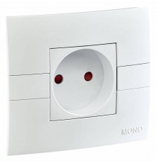 Розетка без заземления Mono Electric Eсо 101-010106-116