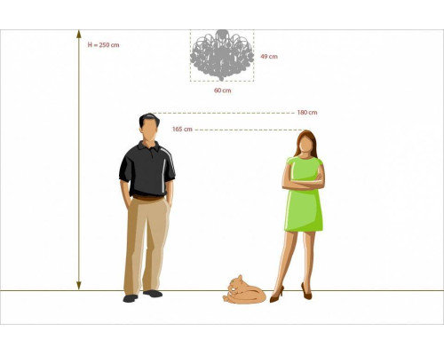 Люстра на штанге MW-Light Жемчуг 15 8 ламп 232017608