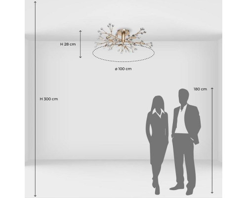 Люстра на штанге MW-Light Адриатика 280011810