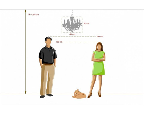 Подвесная люстра MW-Light Каролина 6 367012606