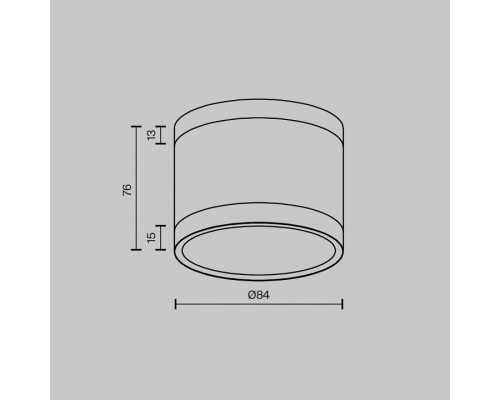 Накладной светильник Pauline C120CL-GX53-W