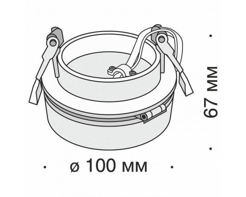 Встраиваемый светильник Maytoni Magic DL2003-L12B4K