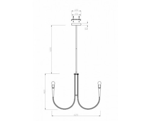 Люстра на штанге Freya Branches FR5253PL-06N